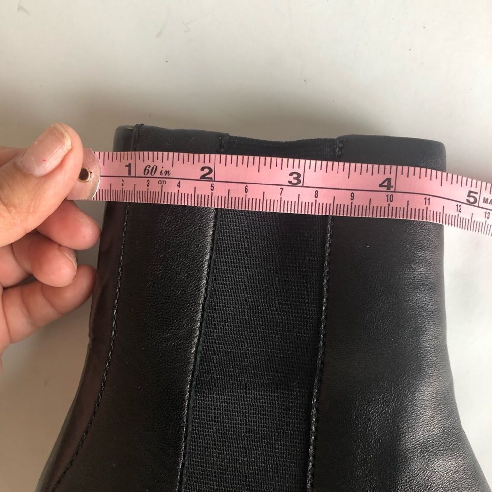 RAG & BONE High Black Patent Leather Boots Size 38.5 - Picture 9 of 15